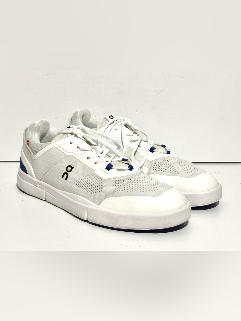 On The Roger Spin Mens Size 12 White Undyed Tennis Sneakers Swiss Casual Shoes